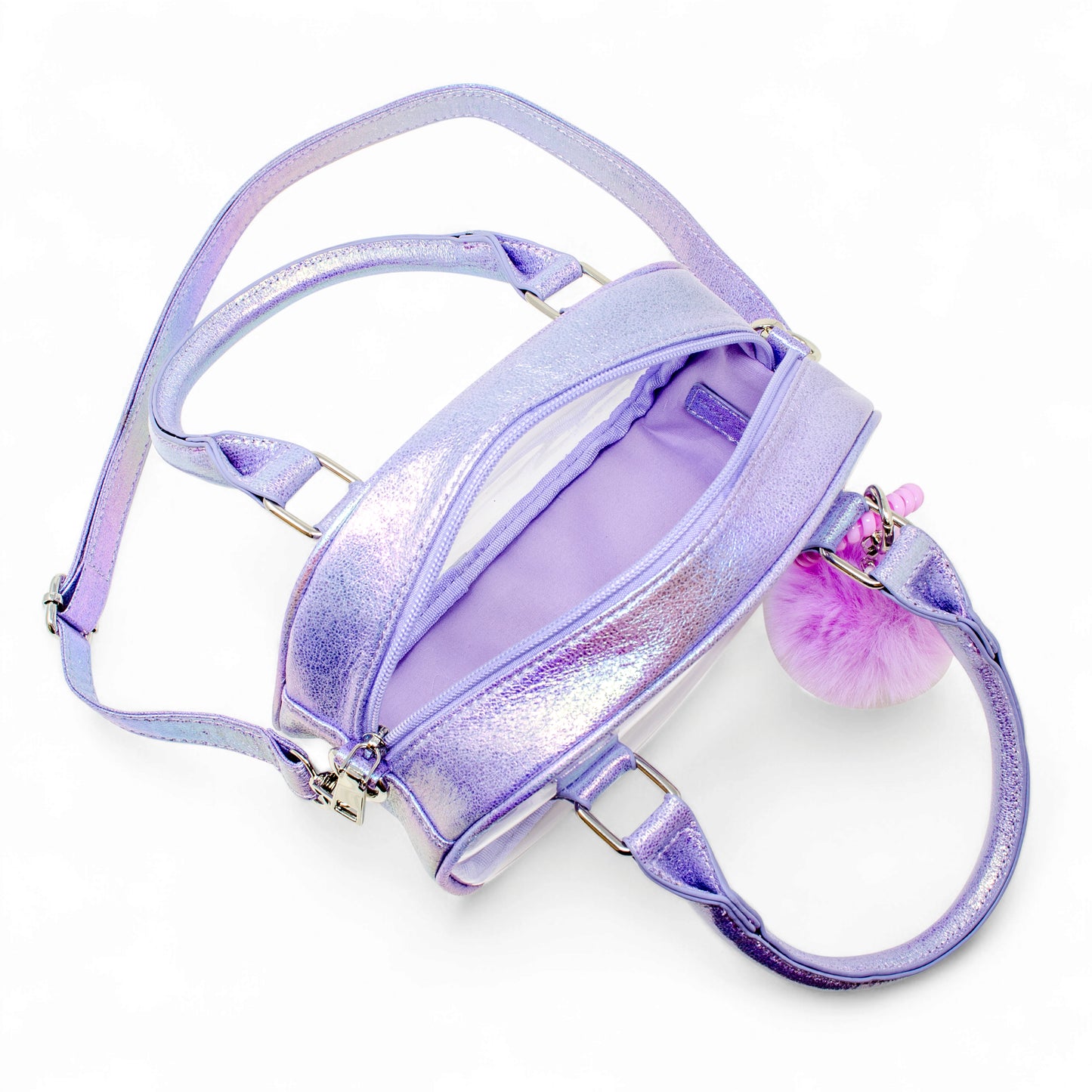 Girl's Game Day Glam Clear Crossbody Bag