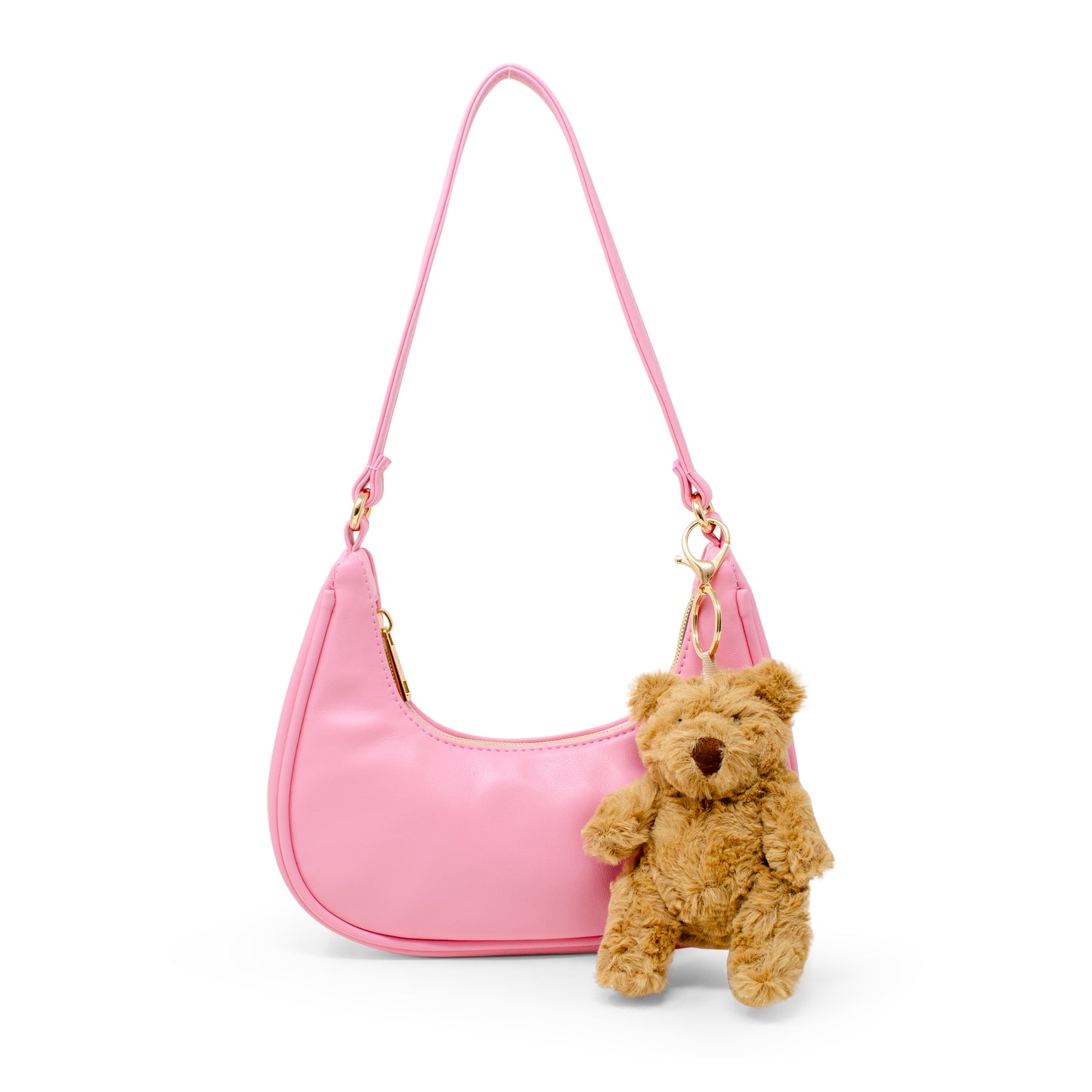 Teddy Charm Shoulder Handbag