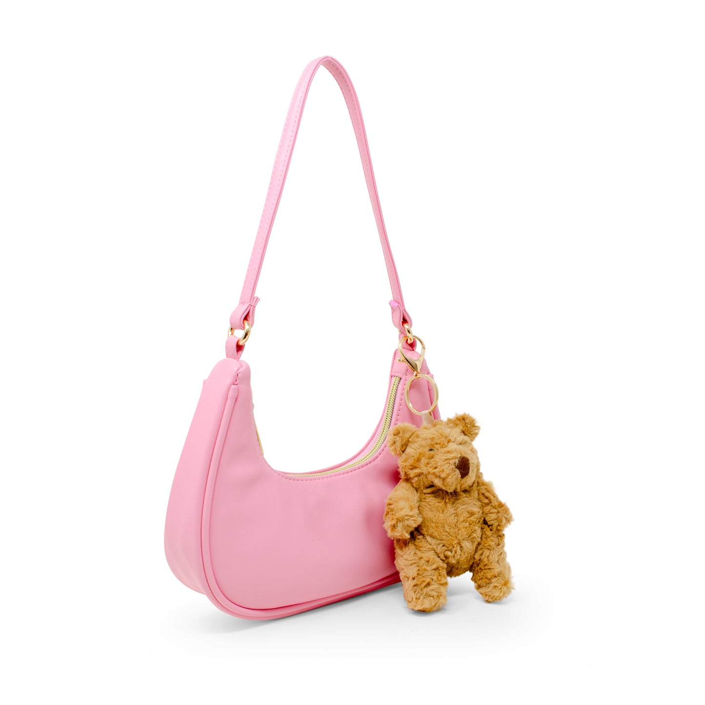 Teddy Charm Shoulder Handbag