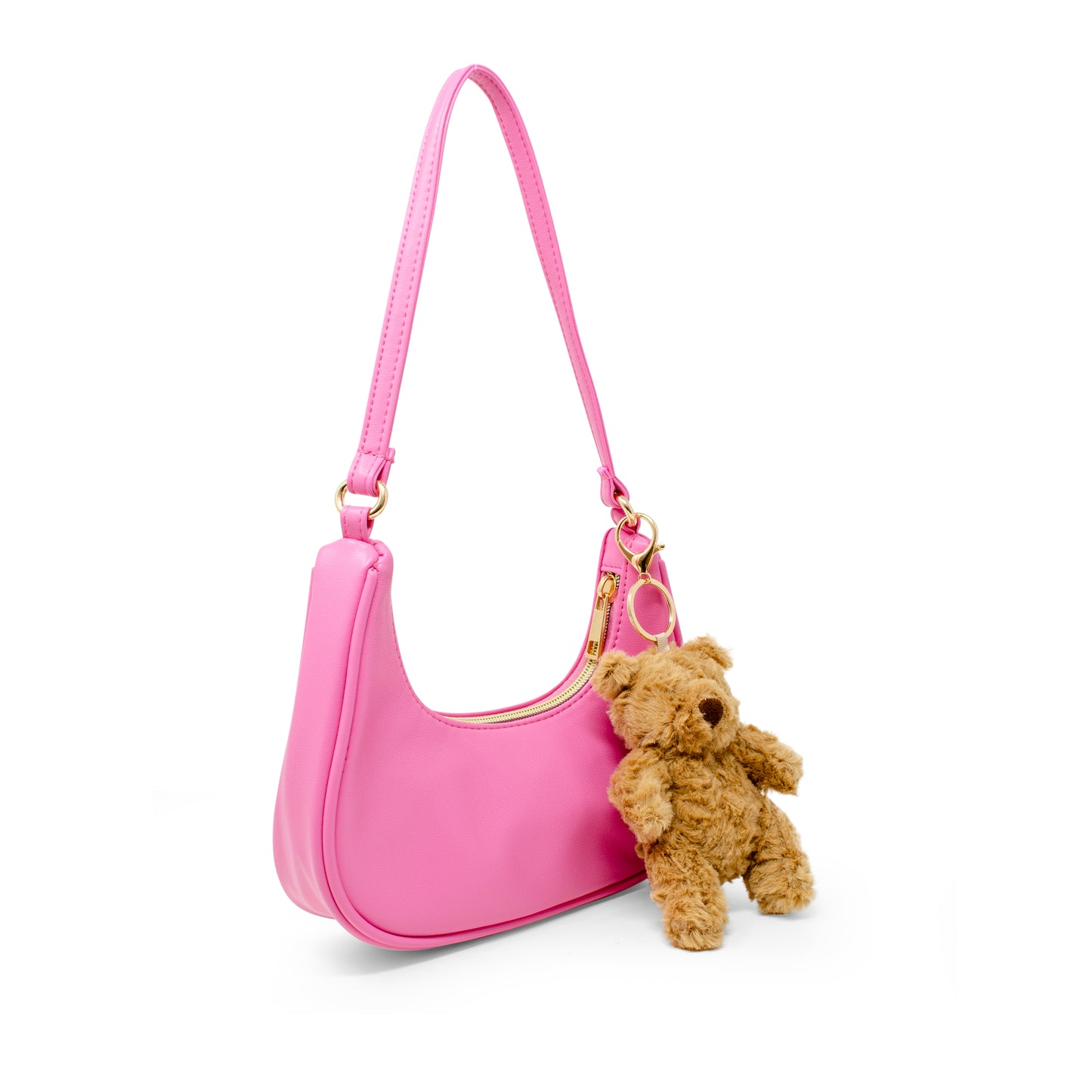 Teddy Charm Shoulder Handbag