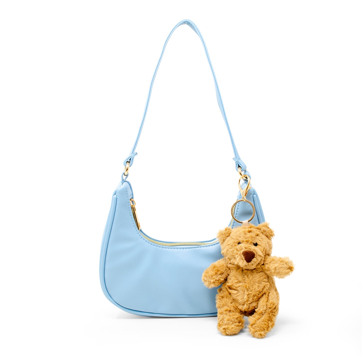 Teddy Charm Shoulder Handbag
