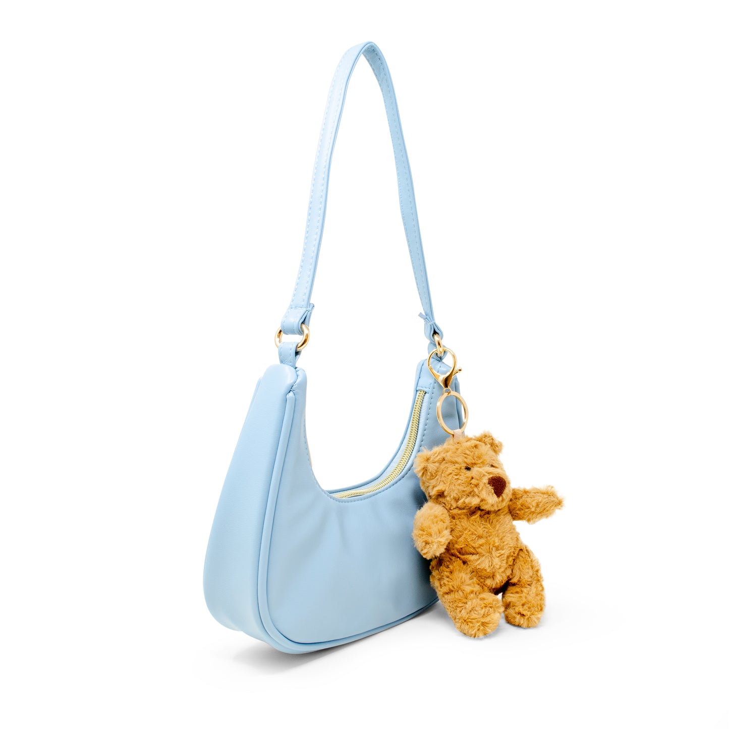 Teddy Charm Shoulder Handbag