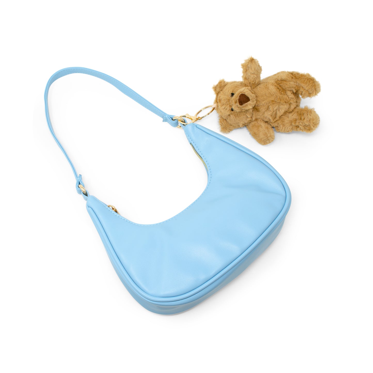 Teddy Charm Shoulder Handbag