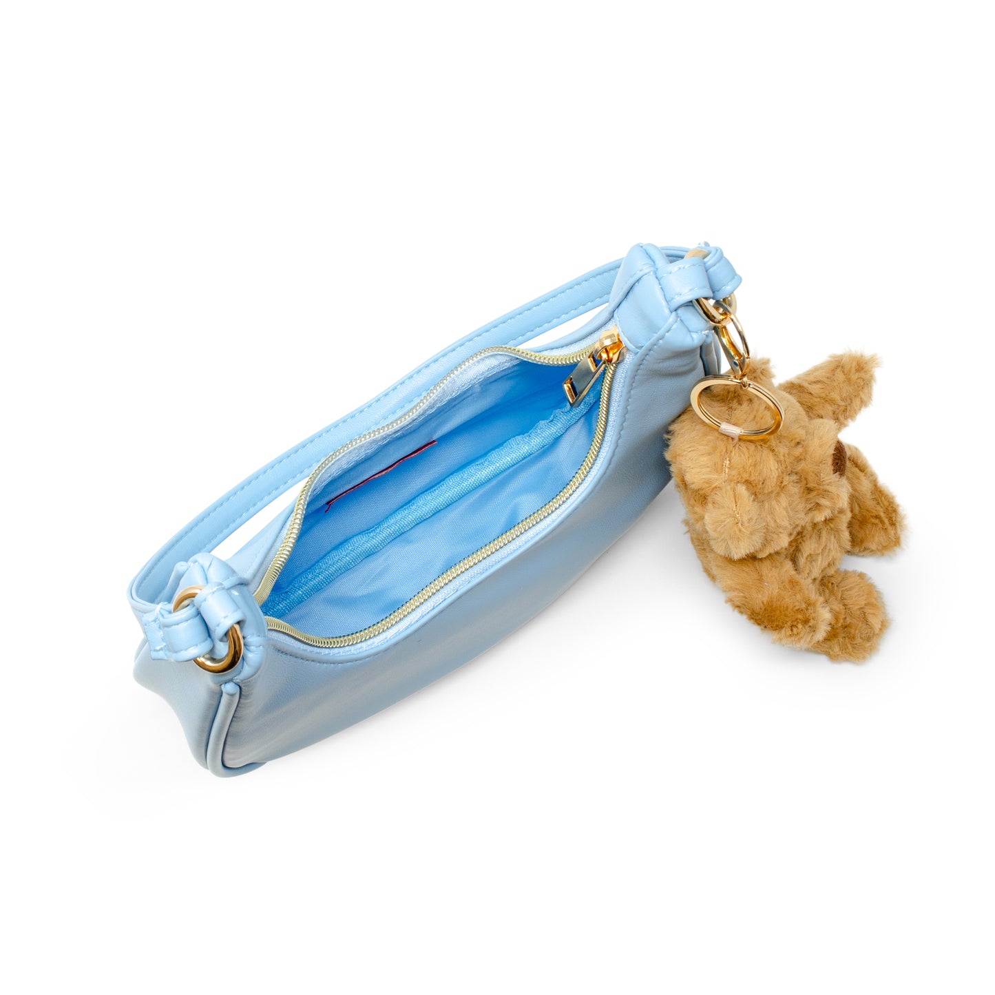 Teddy Charm Shoulder Handbag