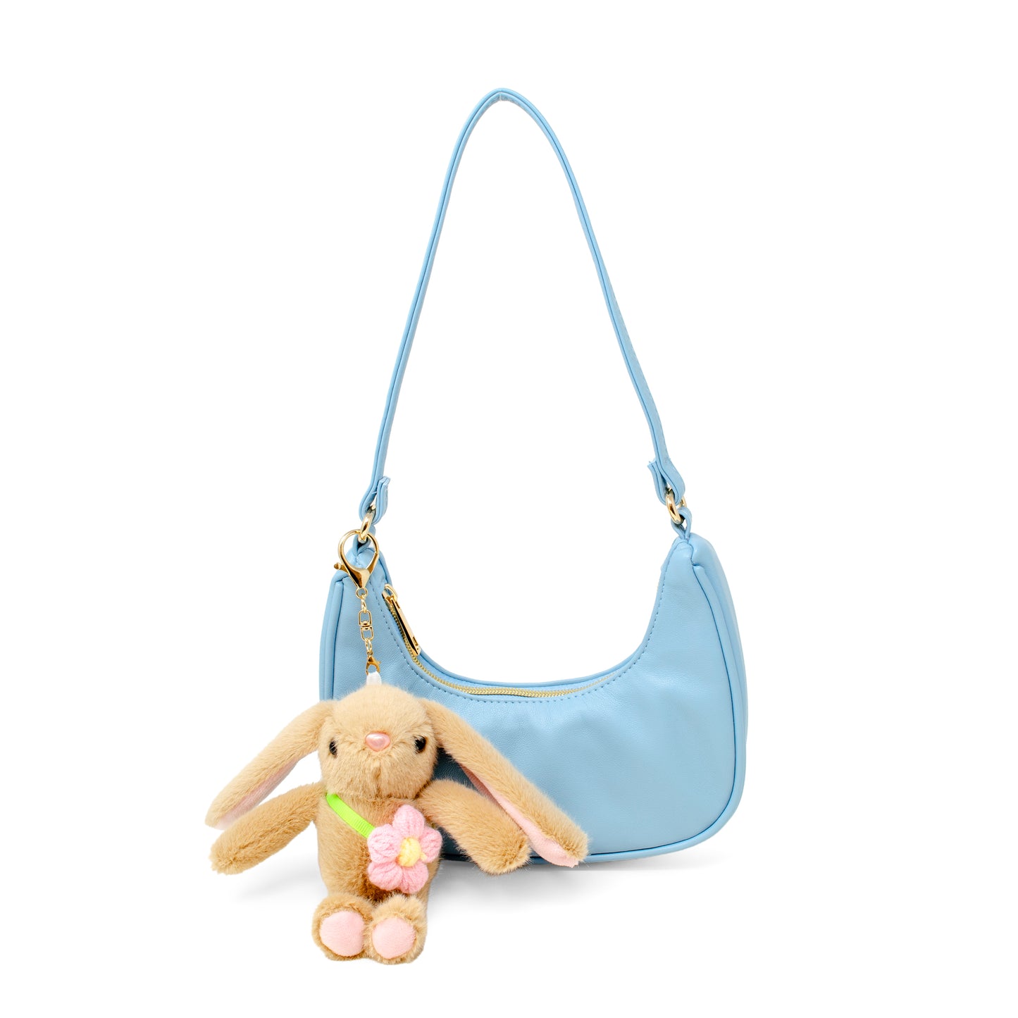 Kids Bunny Charm Shoulder Handbag