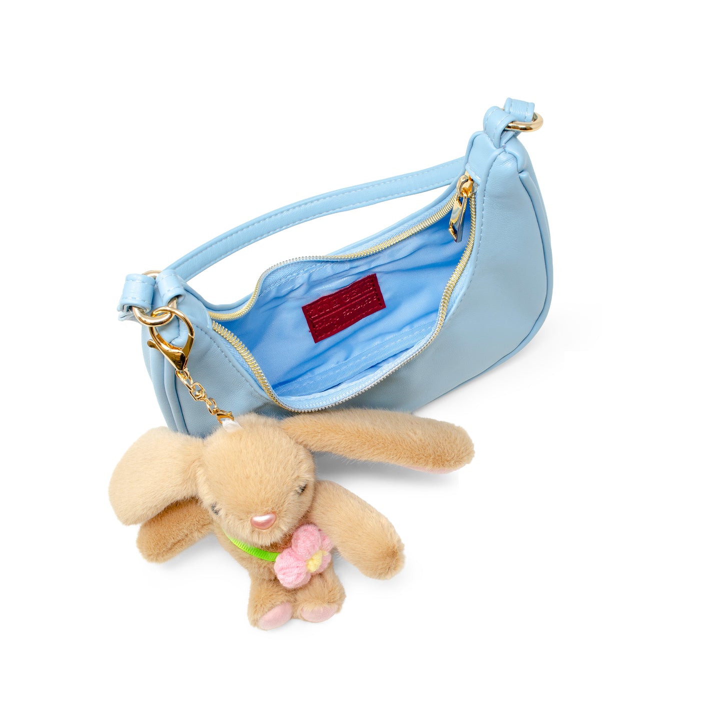 Kids Bunny Charm Shoulder Handbag