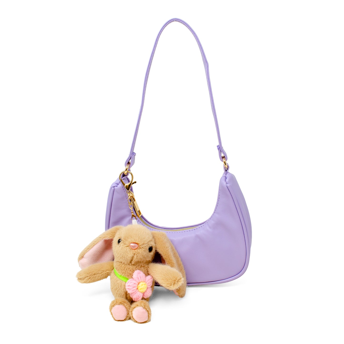 Kids Bunny Charm Shoulder Handbag