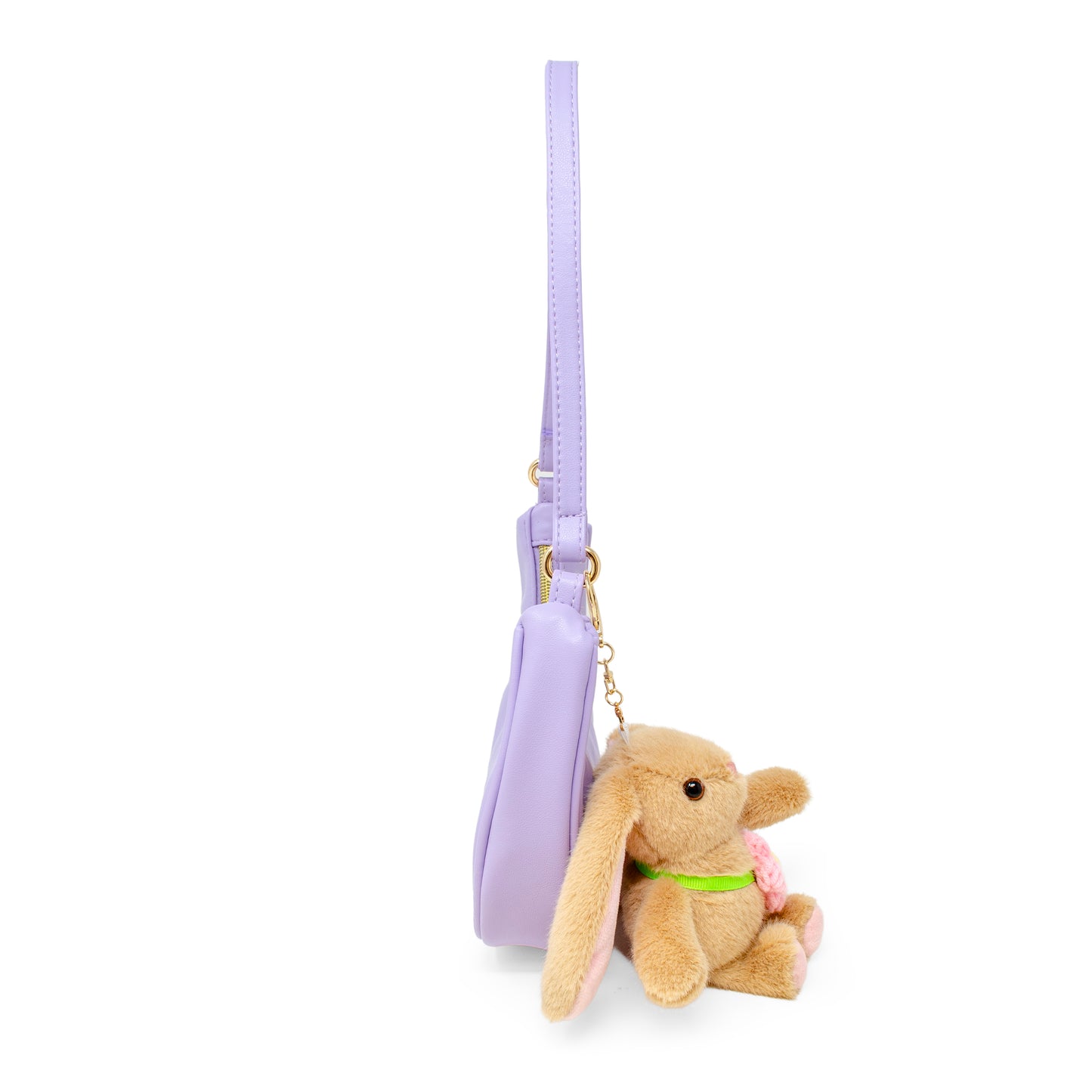 Kids Bunny Charm Shoulder Handbag