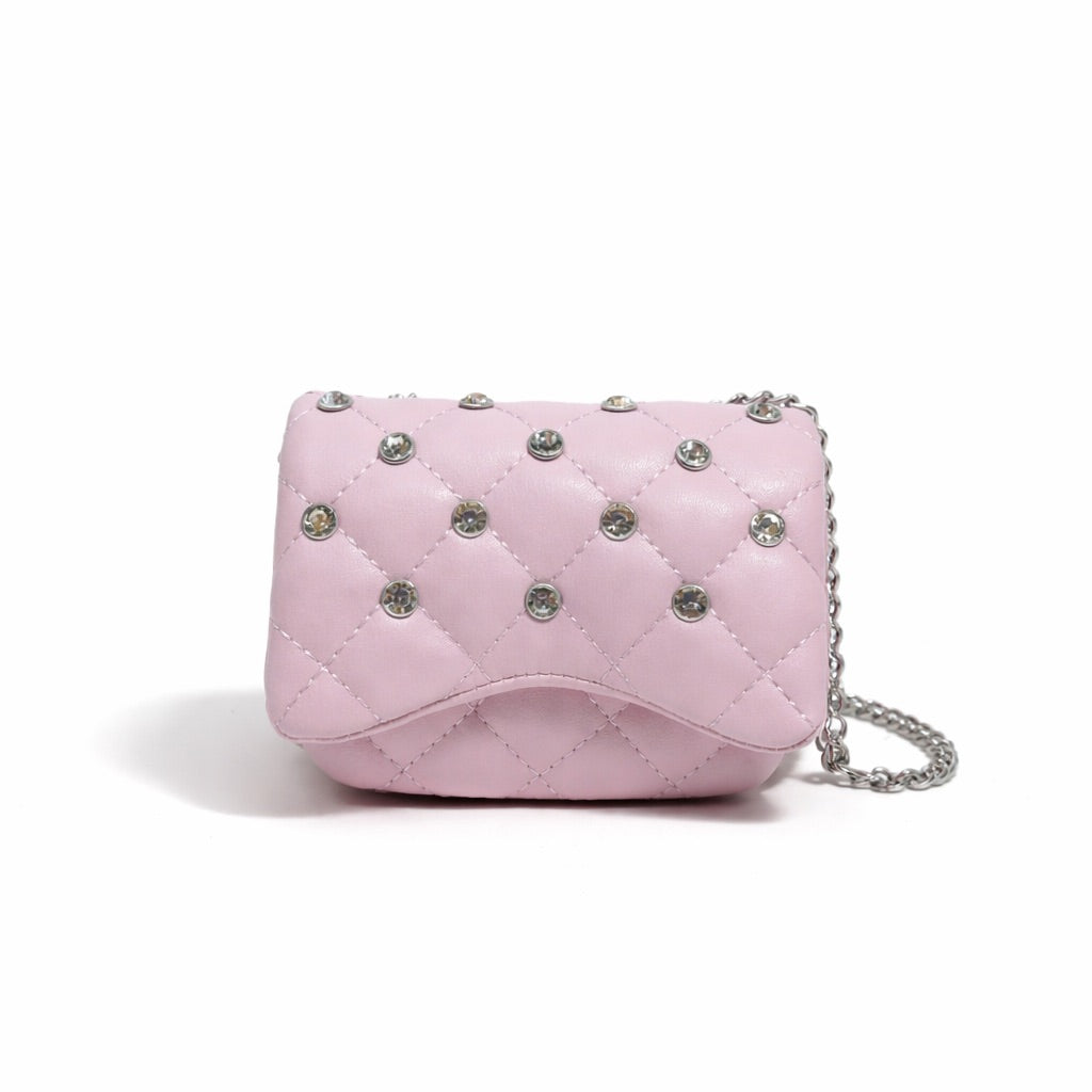 Tiny Crystal Stud Handbag