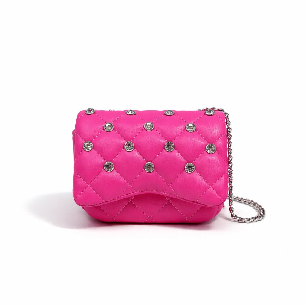 Tiny Crystal Stud Handbag