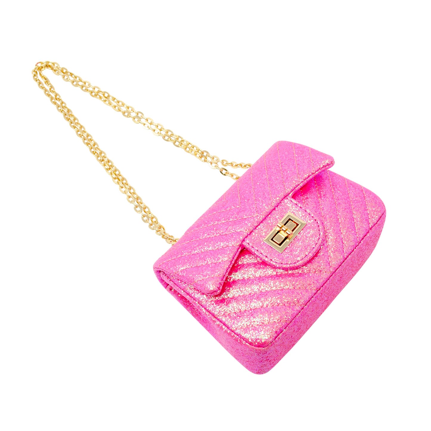 Classic Glitter Wave Handbag