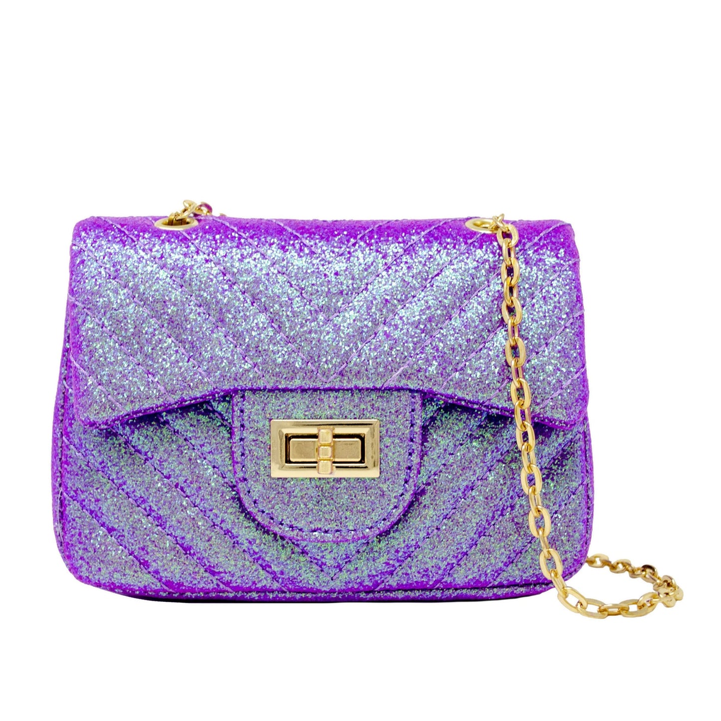 Classic Glitter Wave Handbag