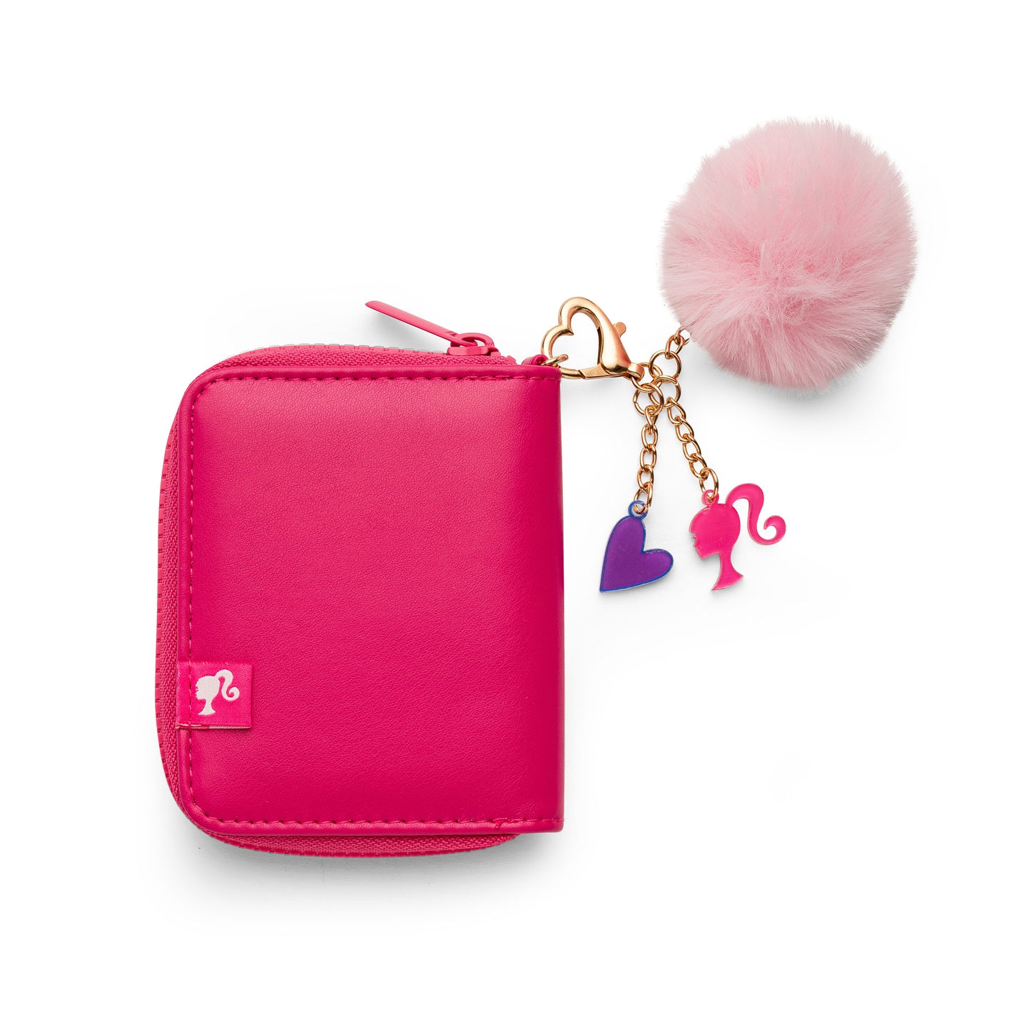 Barbie™ Script Kids Zip Wallet with Pom Charm