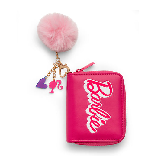 Barbie™ Script Kids Zip Wallet with Pom Charm