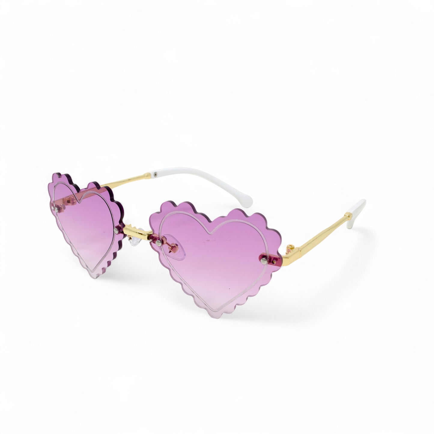 Frameless Heart Sunglasses for Kids