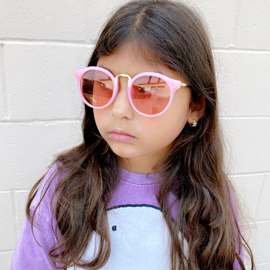 Retro Cat Sunglasses - Pink