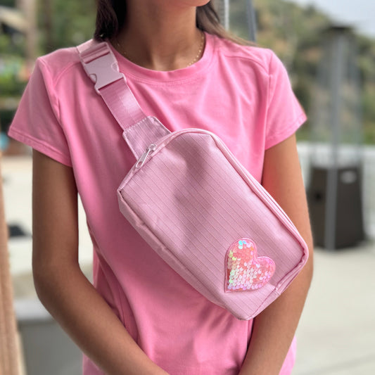 Zomi Gems Belt Bag for Kids - Pink