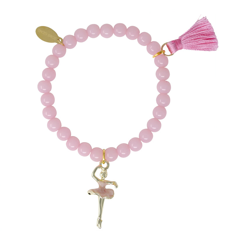 Pink Ballerina Pointe Shoes Bracelet