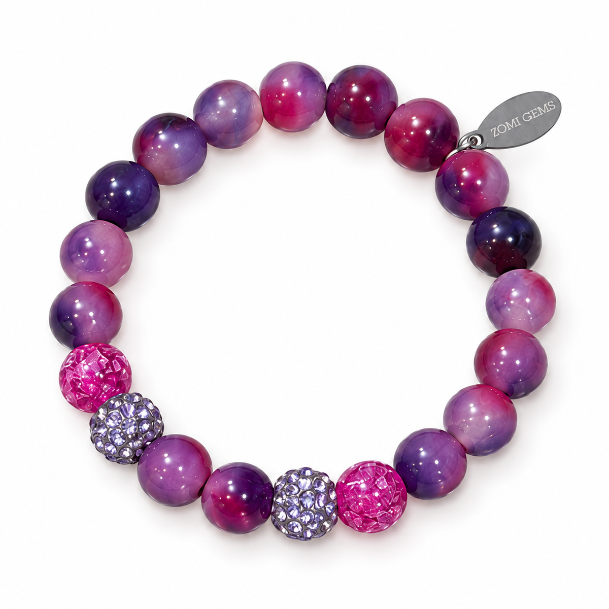 Tie Dye Stretchy Bracelet Set