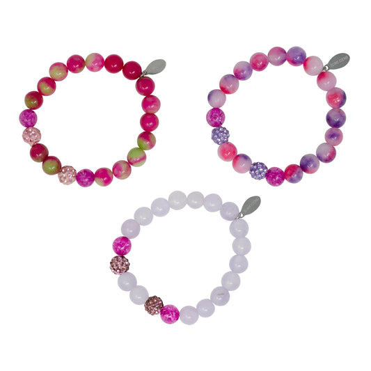 Tie Dye Stretchy Bracelet Set