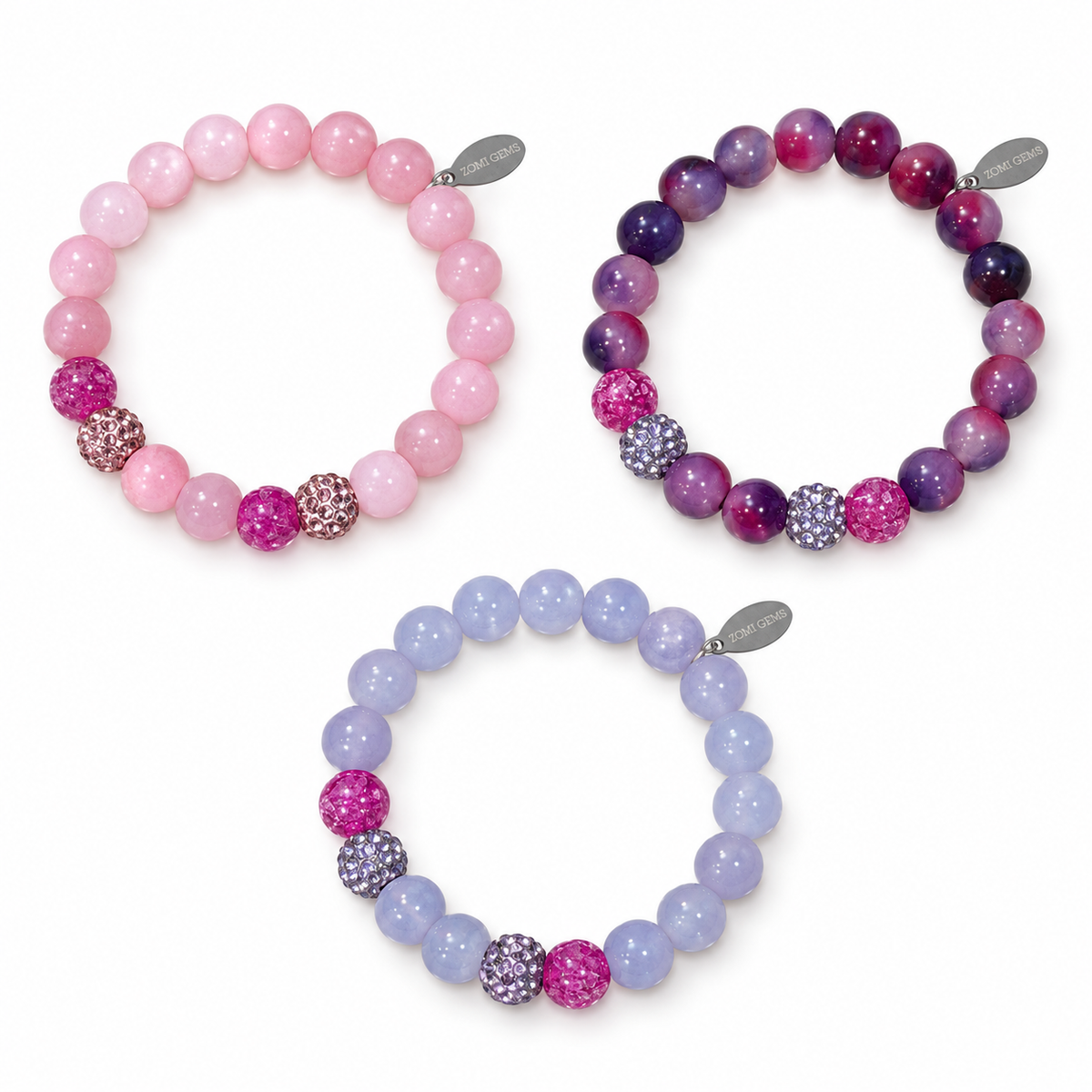 Tie Dye Stretchy Bracelet Set