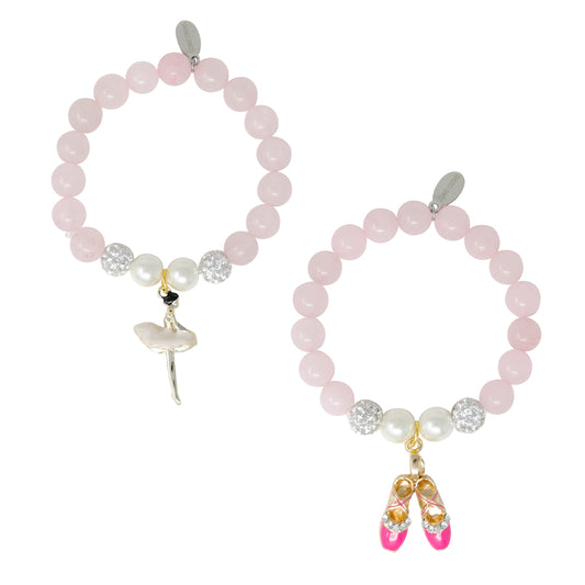 Fancy Ballerina Dance Stretchy Bracelet Set