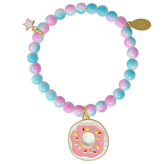 Donut Pastel Pink & Blue Bracelet
