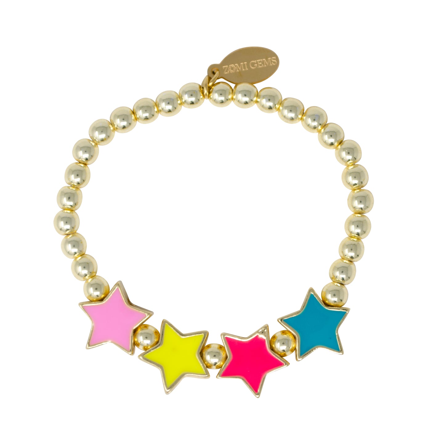 Rainbow Stars Stretchy Bracelet