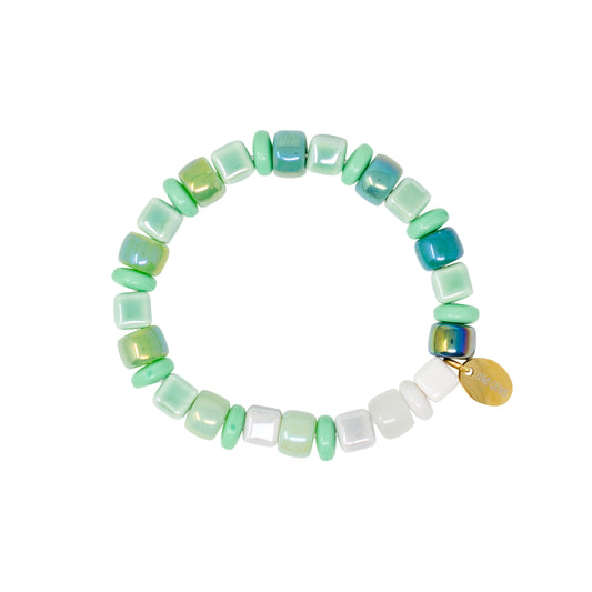 Green Mix Rocks Bracelet