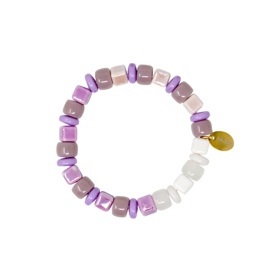 Purple Mix Rocks Bracelet