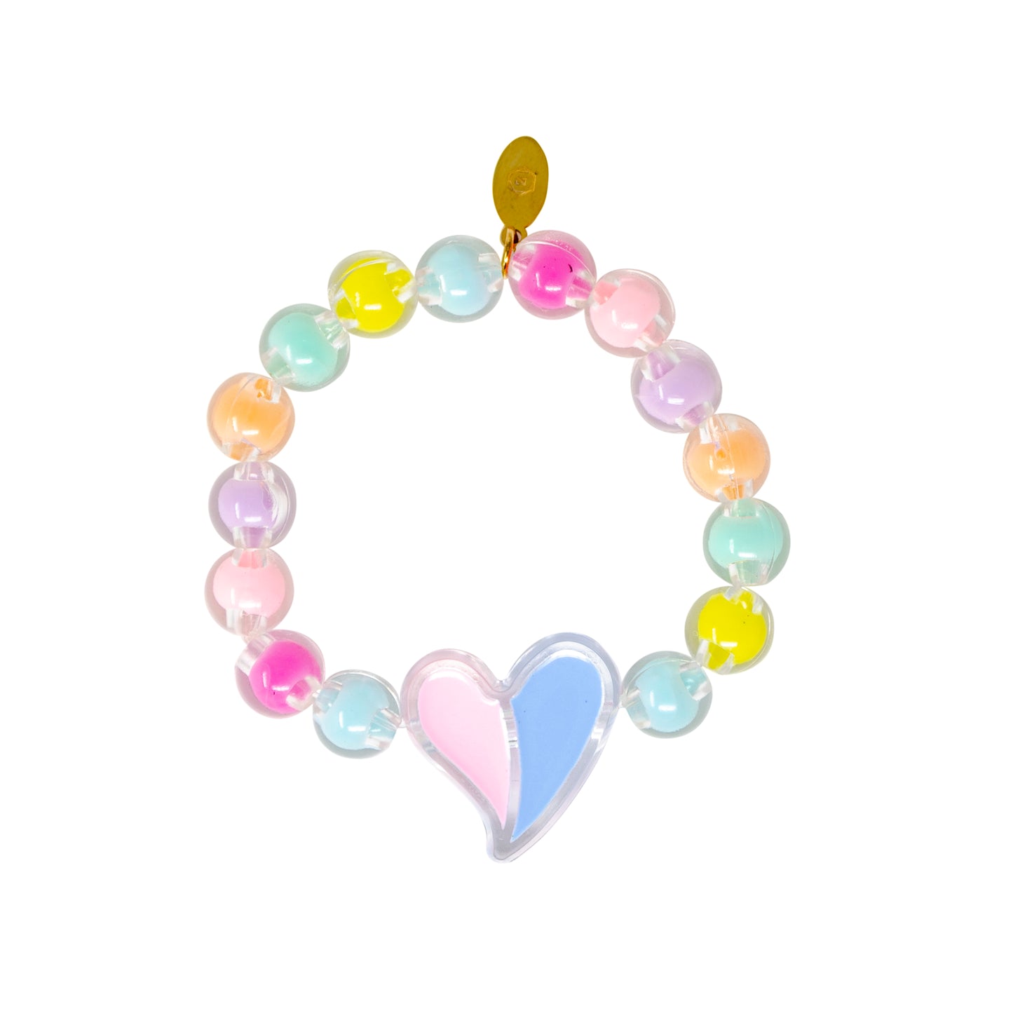 Jumbo Heart Pastel Bracelet