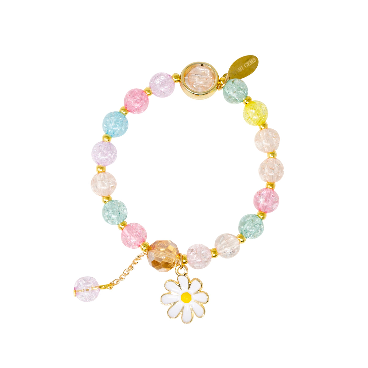 Daisy Crystal Bead Bracelet Set