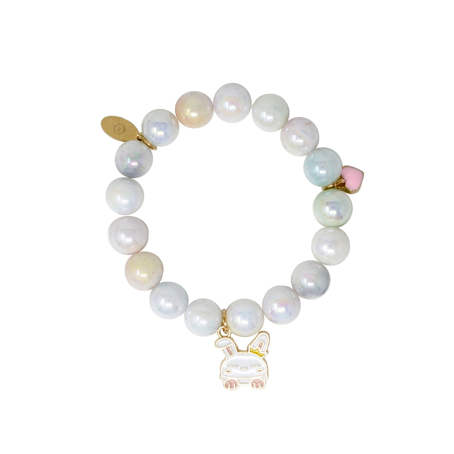 Bunny Pastel Bead Bracelet Set