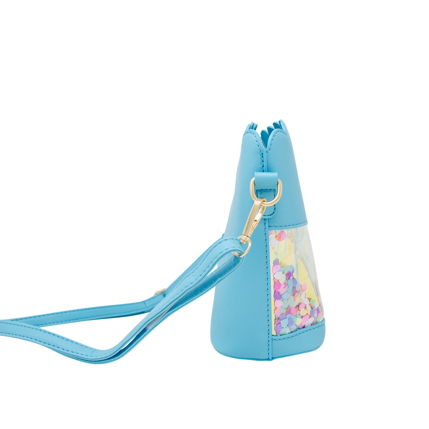 Girl's Little Mermaid Confetti Seashell Tote Bag