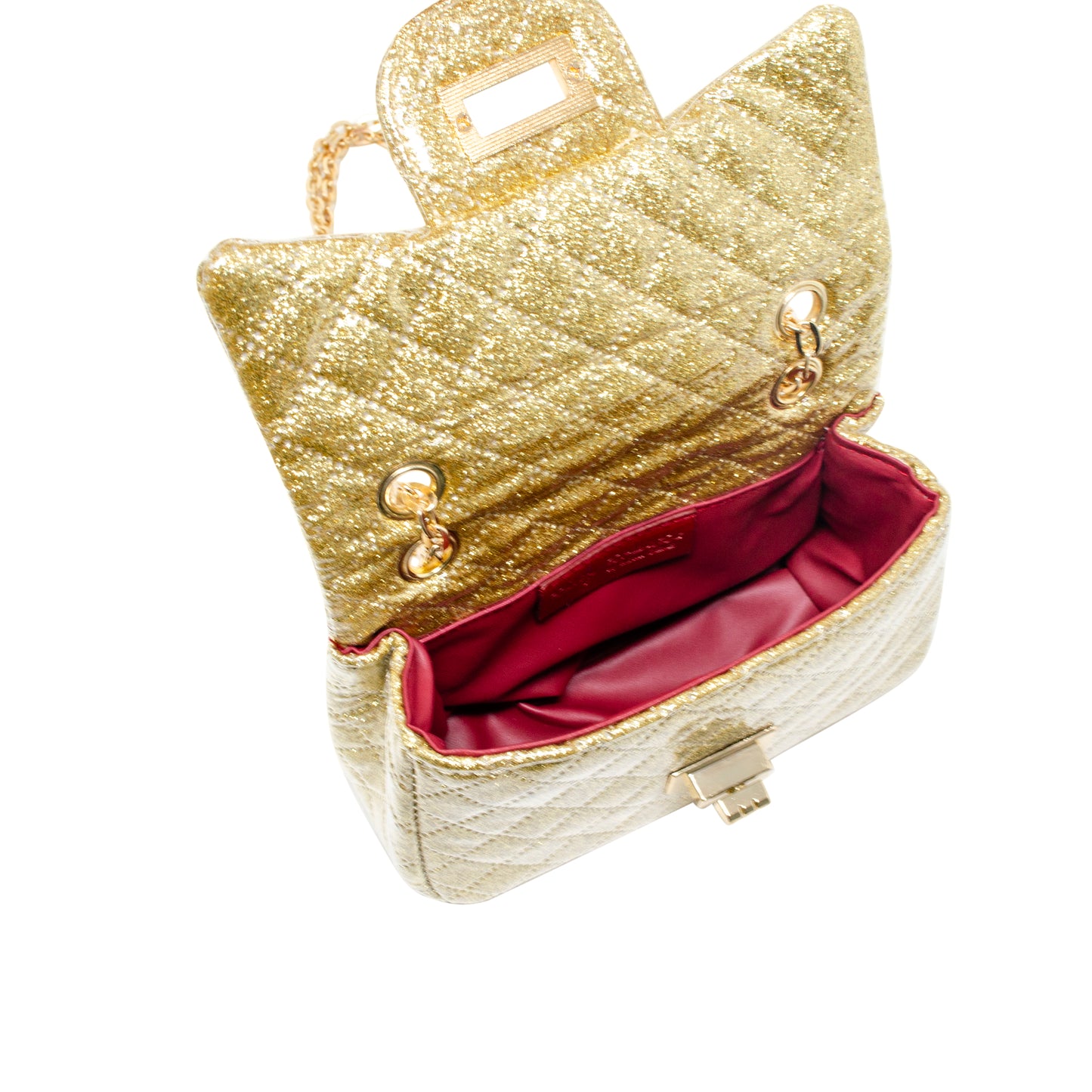 Classic Quilted Sparkle Mini Purse