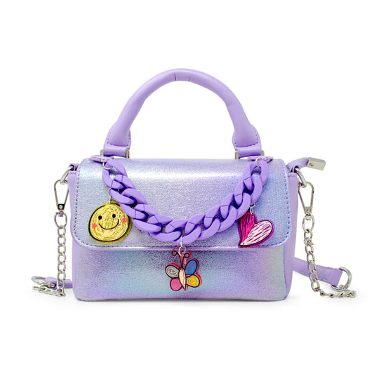 Shiny Baguette Jumbo Chain Bag