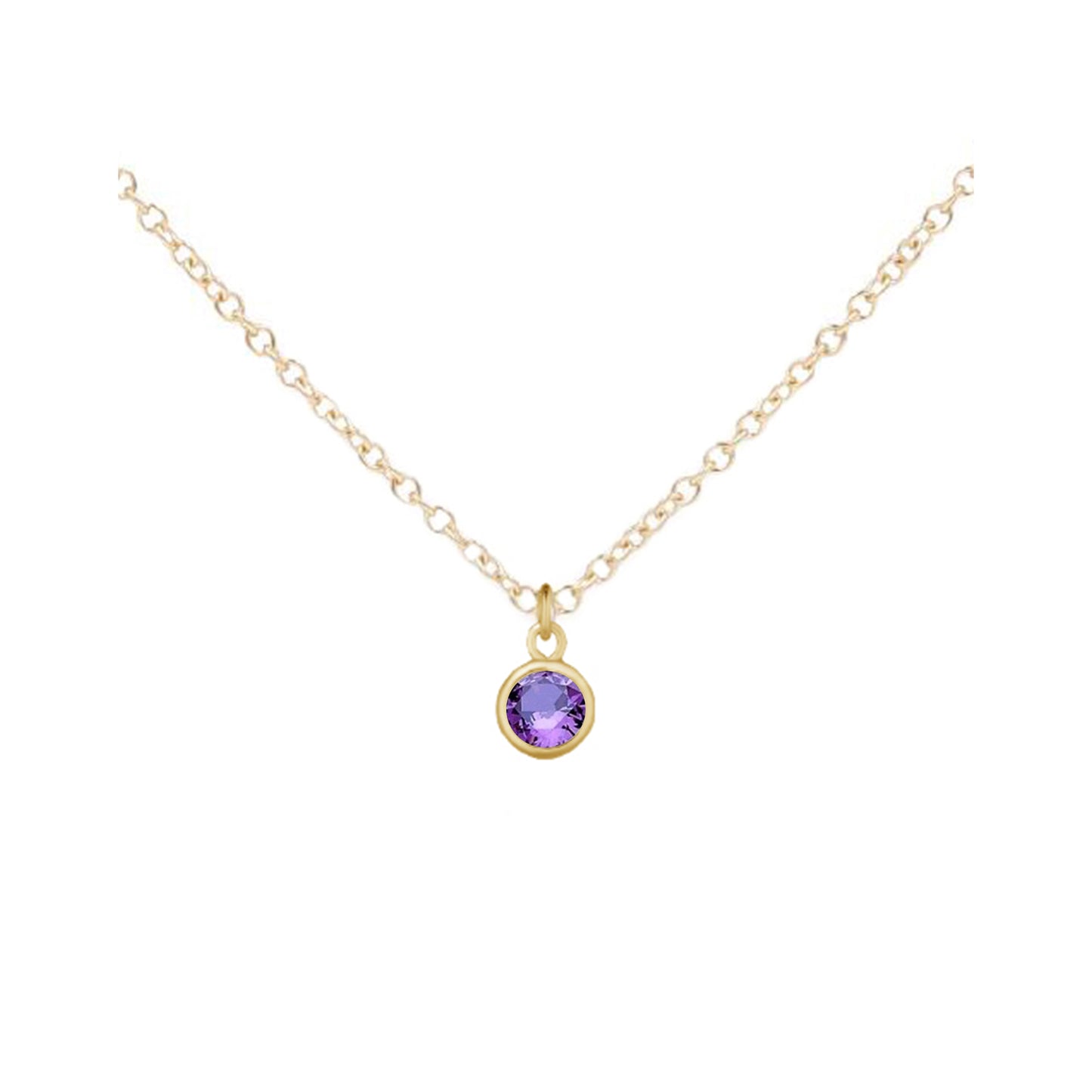 February Birthstone Necklace