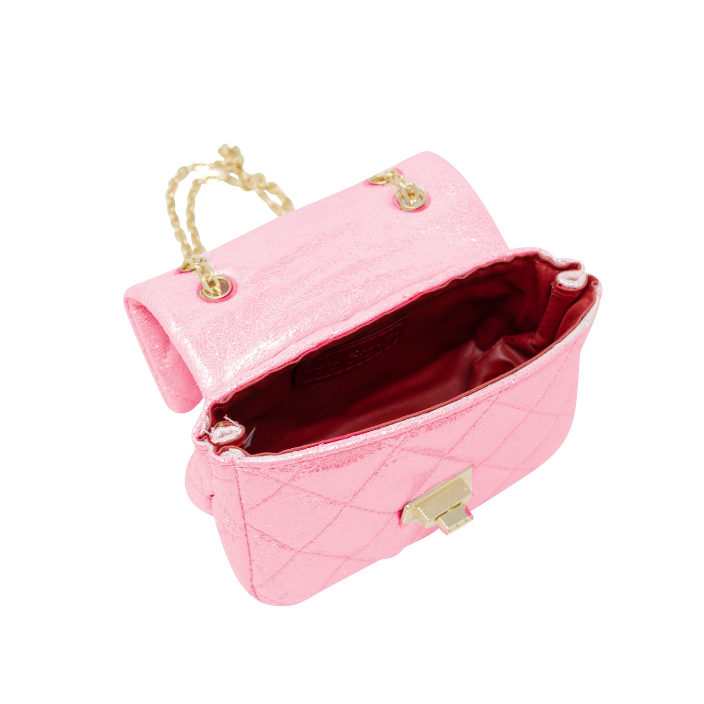 Classic Shiny Quilted Handbag