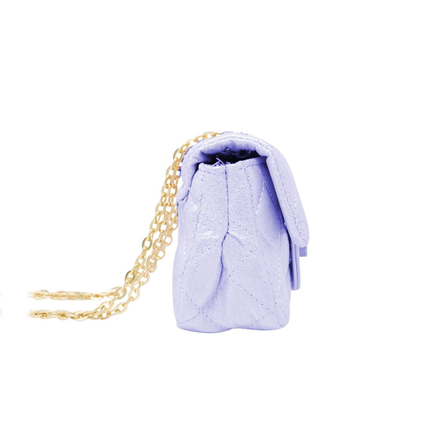 Classic Shiny Quilted Handbag