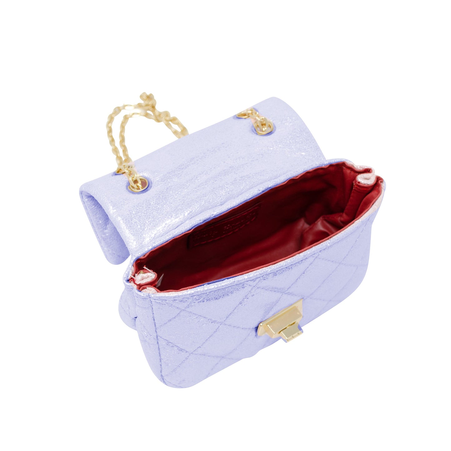 Classic Shiny Quilted Handbag