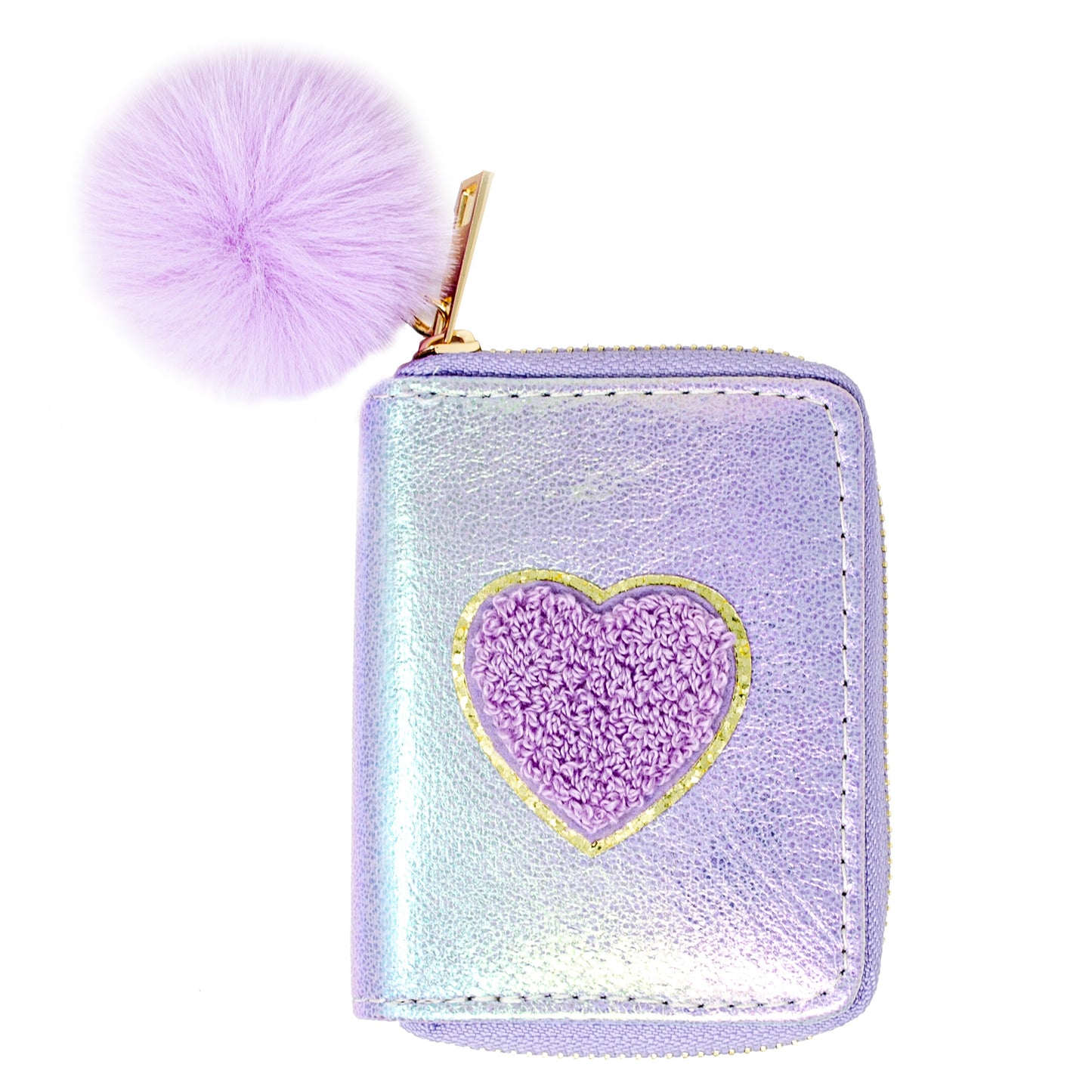 Shiny Heart Patch Wallet