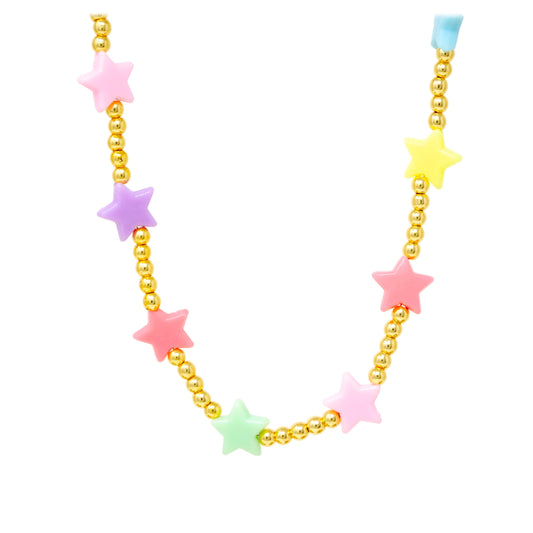 Girl's Star Bead Necklace