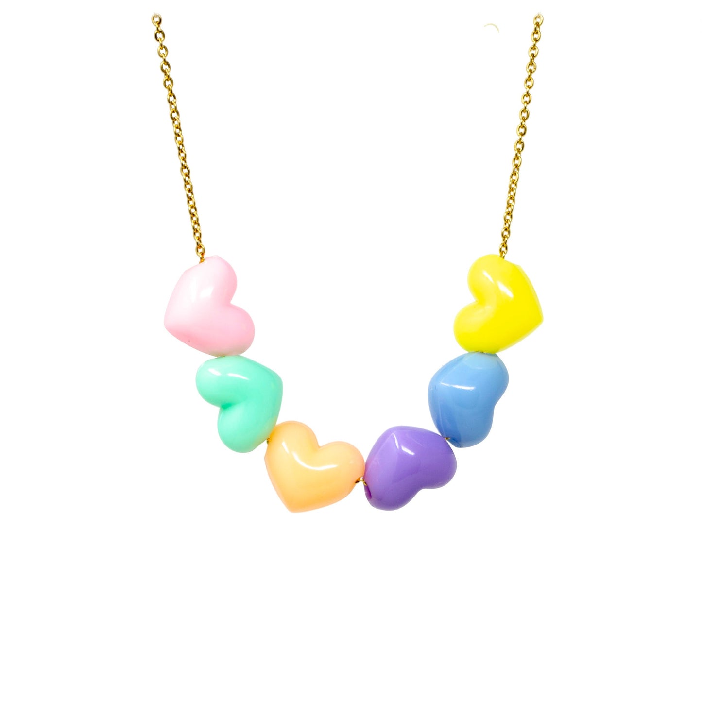 Girl's Jumbo Heart Charm Necklace