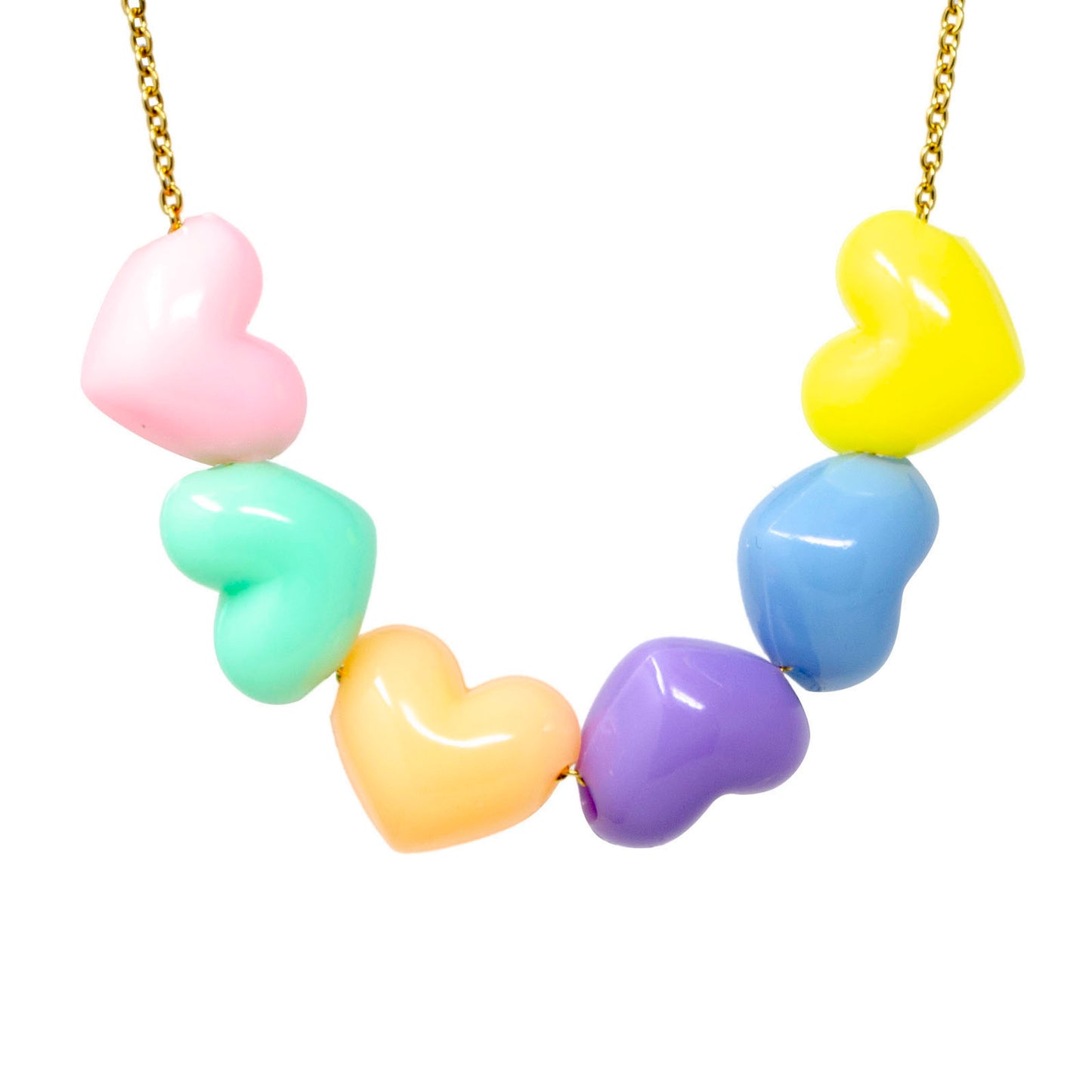 Girl's Jumbo Heart Charm Necklace