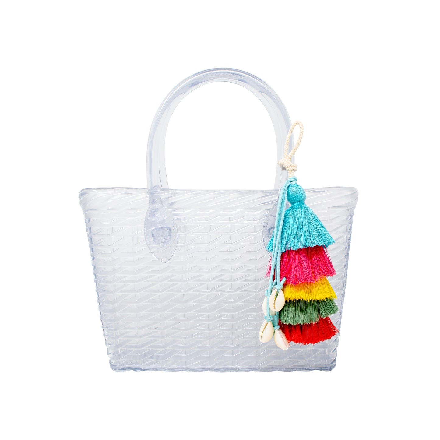 Girl's Tiny Jelly Weave Tote Bag