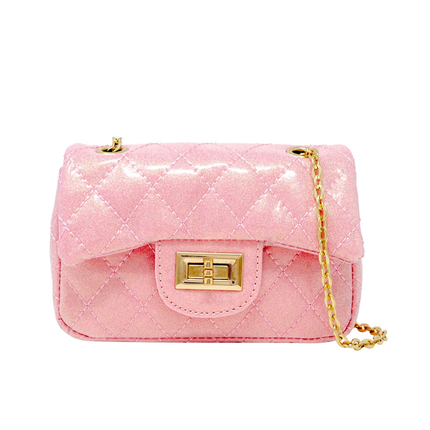 Classic Quilted Sparkle Mini Purse