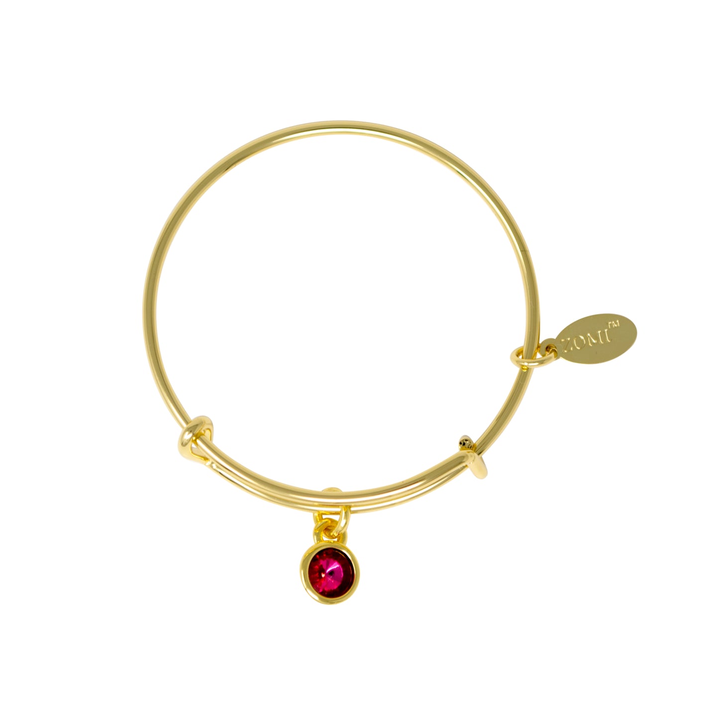 October Birthstone Bangle Bracelet