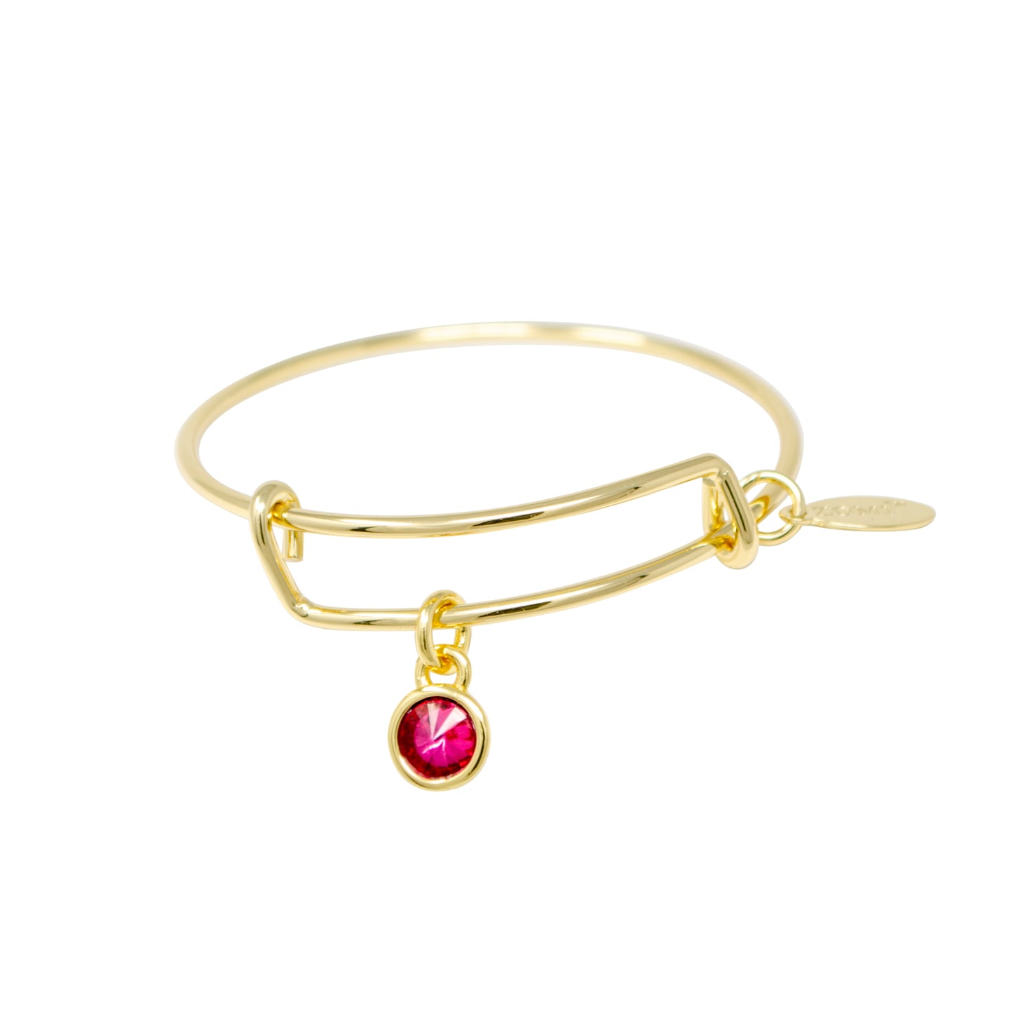 October Birthstone Bangle Bracelet